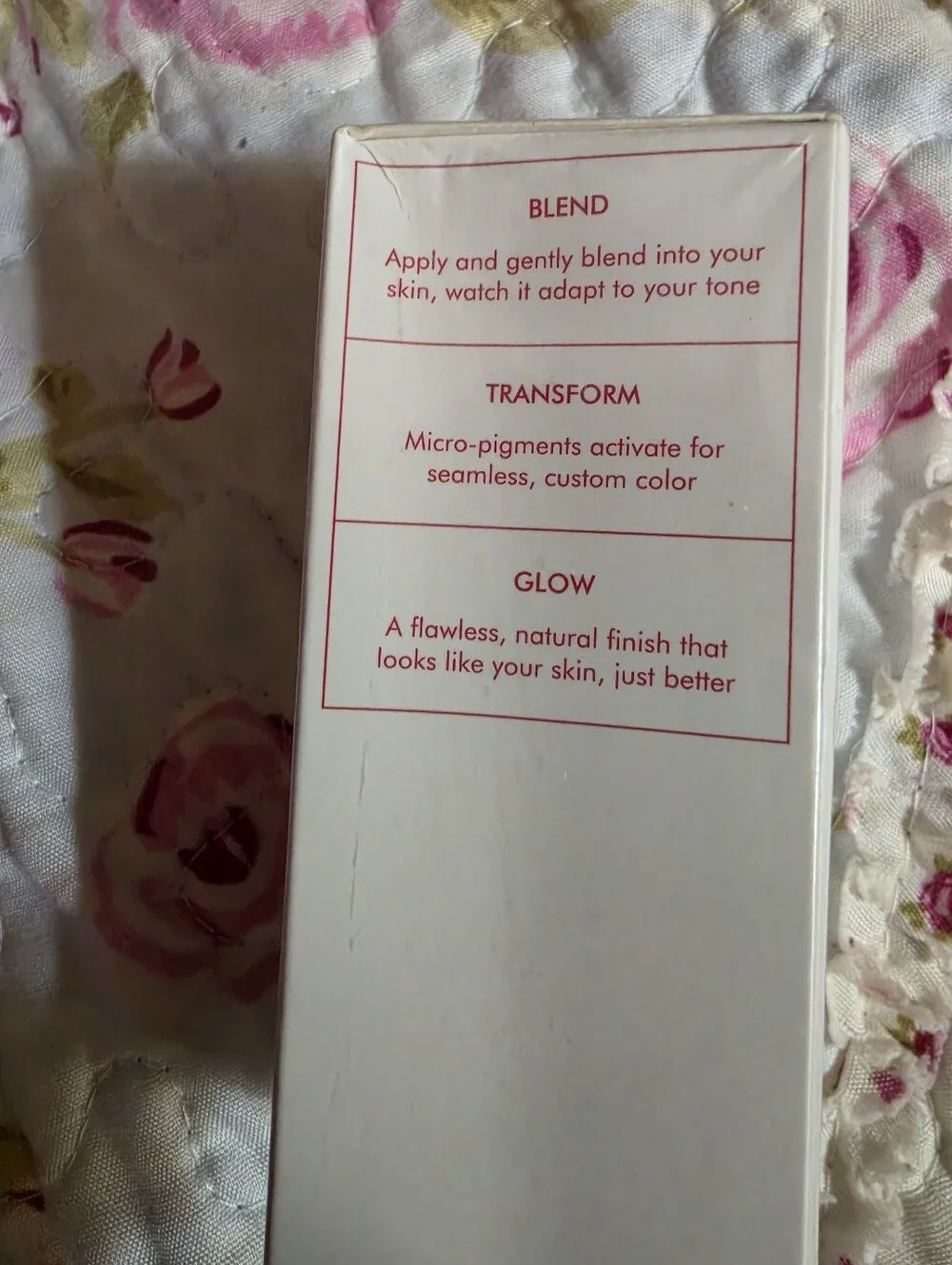 SMOOCHE color changing foundation
